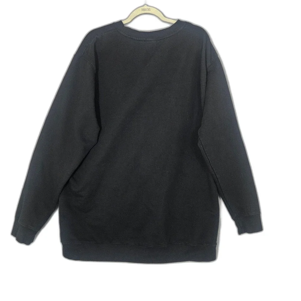 CLOAK Rare Dove 3XL Hidden in Plain Sight Crew Neck Sweatshirt Black
