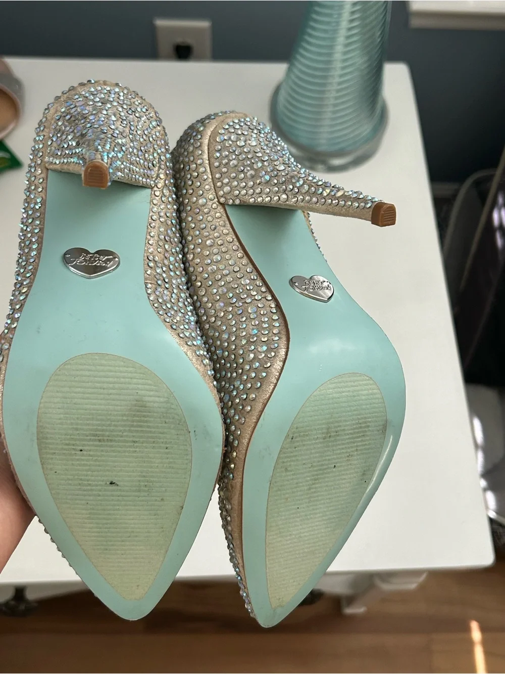 Betsey Johnson sparkling crystal