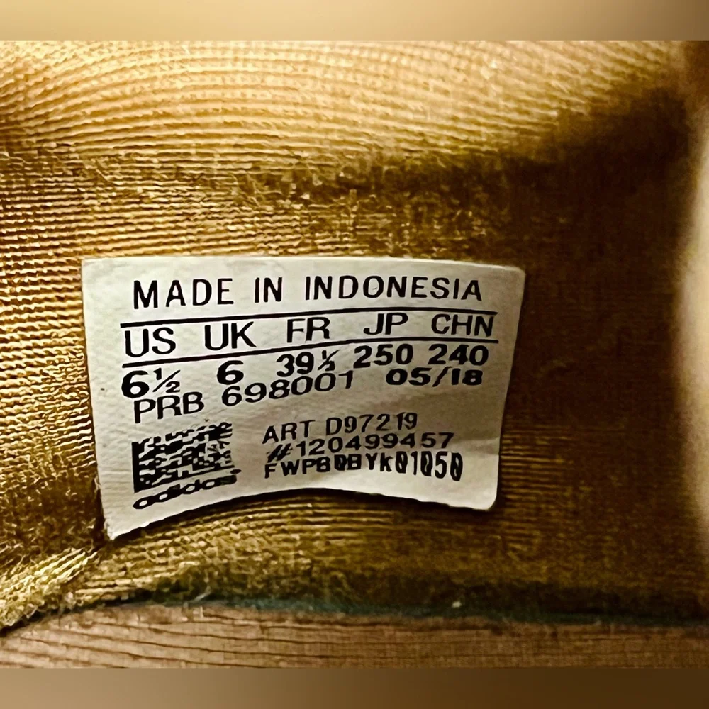 adidas tan white