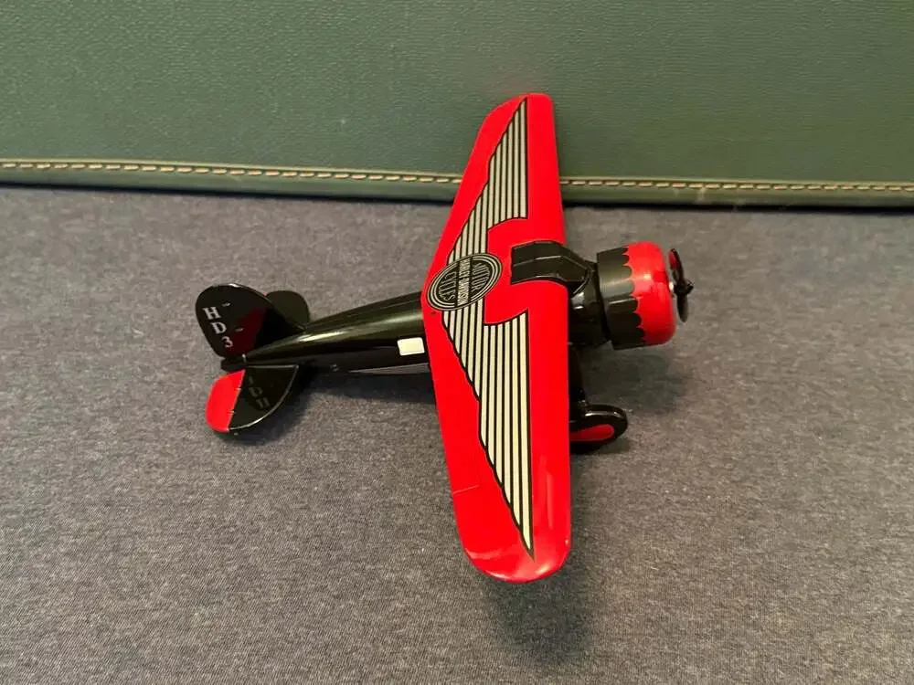 Harley Davidson 1932 Lockheed Vega 5B Diecast Metal Airplane Coin Bank (HD3)