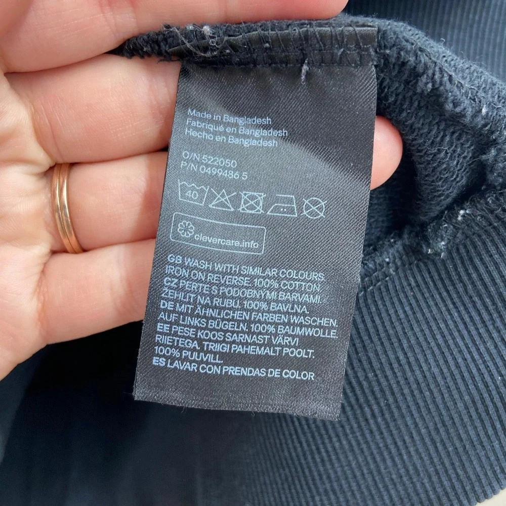 H&M black thick