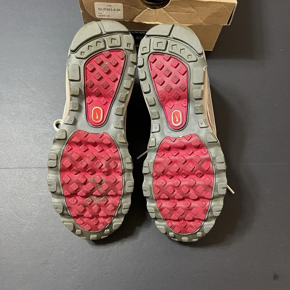 Nike Air Max Gray Pink 414308-001 Youth Kids Size 6.5Y Athletic Running Gym