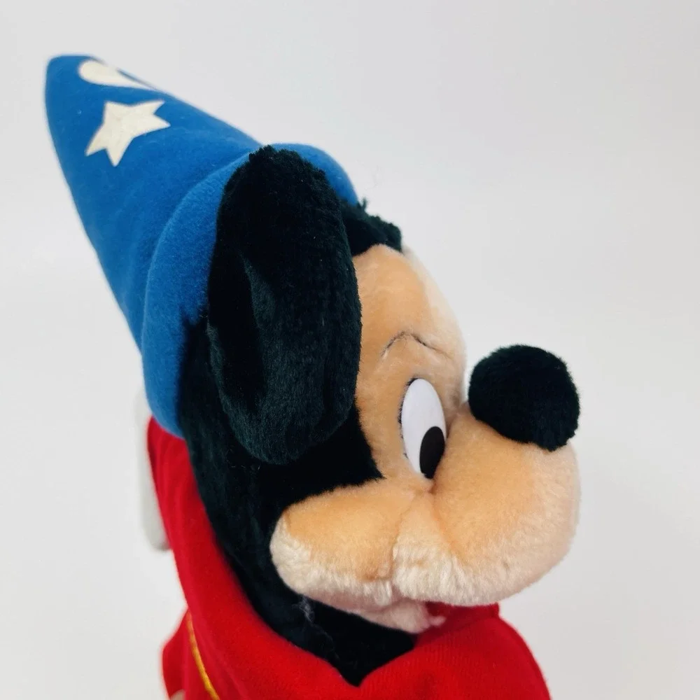 Magic Hat Mickey Mouse‎ Fantasia Disney Plush Toy 8