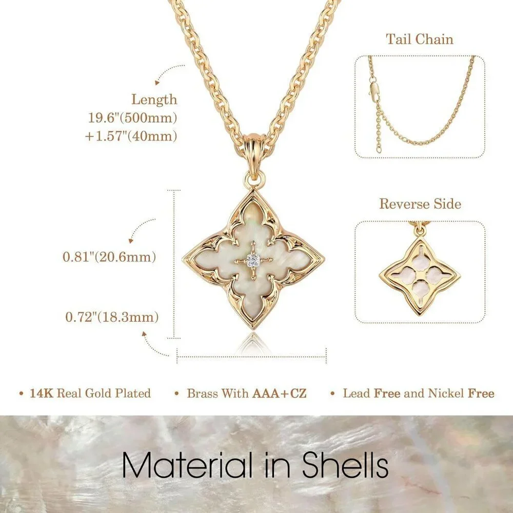 N/A clover necklace