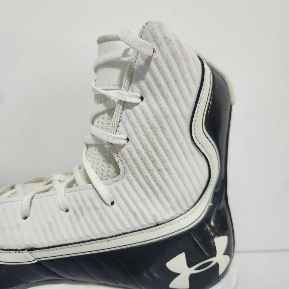 Under Armour Cleats Mens 11 Black Highlight Football MC High Top 3021197-003