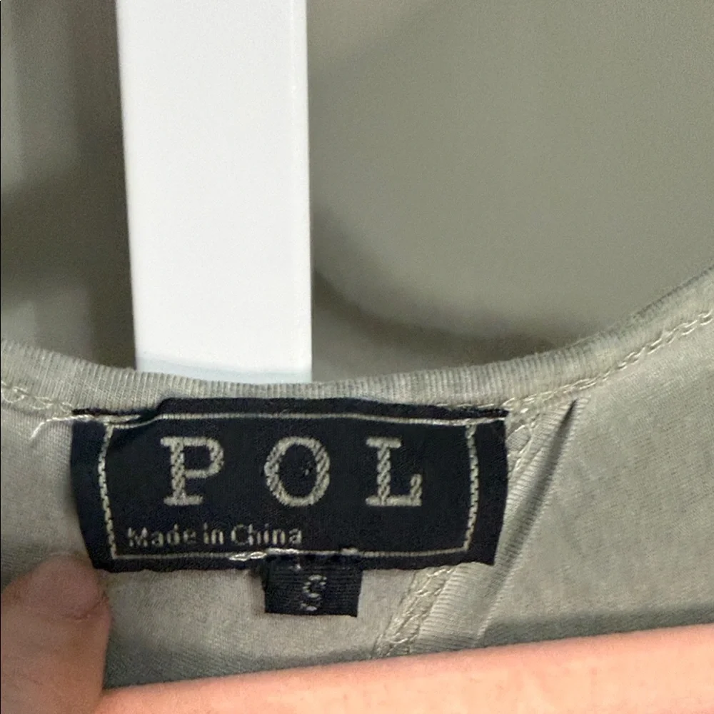POL sleeveless embroidered