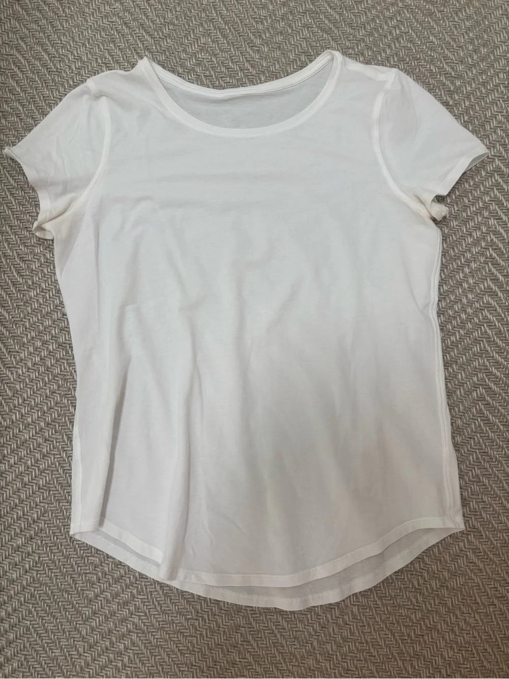 Lululemon classic white womens tee. Size small. Worn once. $58.