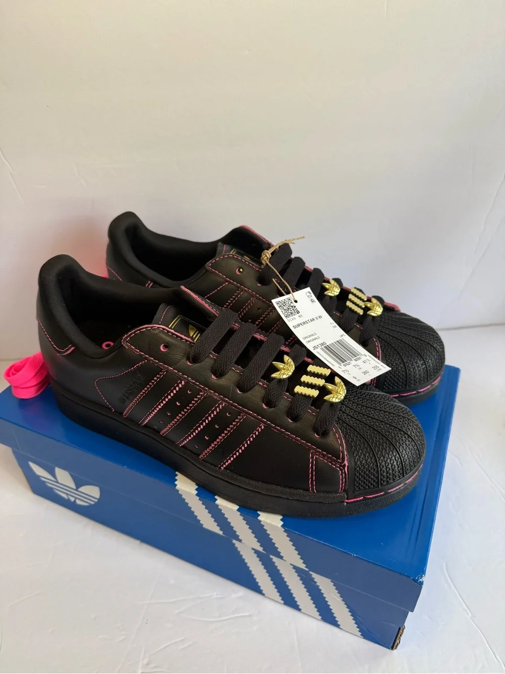 Adidas Superstar II - Women’s 9 - Black + extra laces - NWT - JS1380