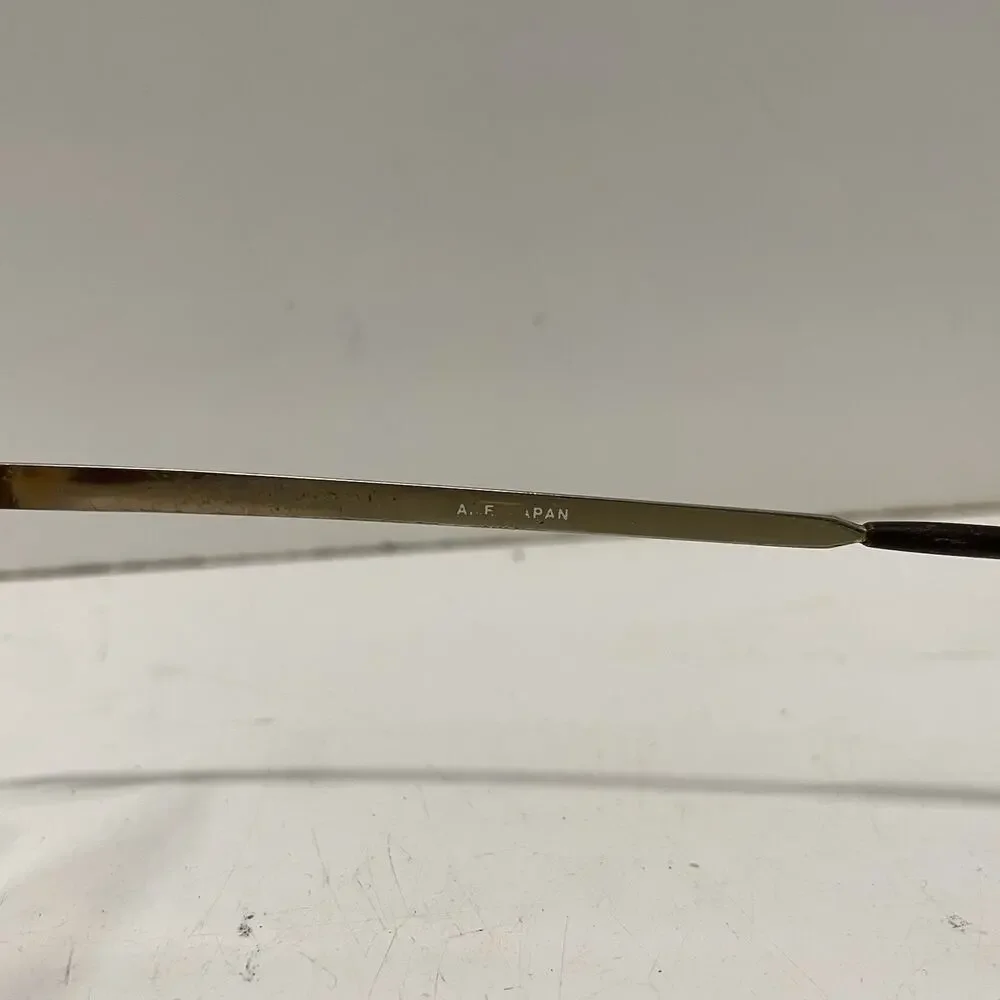 VTG 80’s Revo Malibu Sunglasses 989/005 Gold Plate Frame NASA Lens Tech Japan