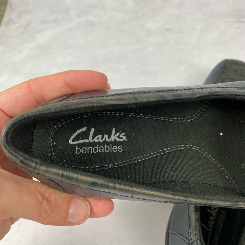 Clarks crocodile print