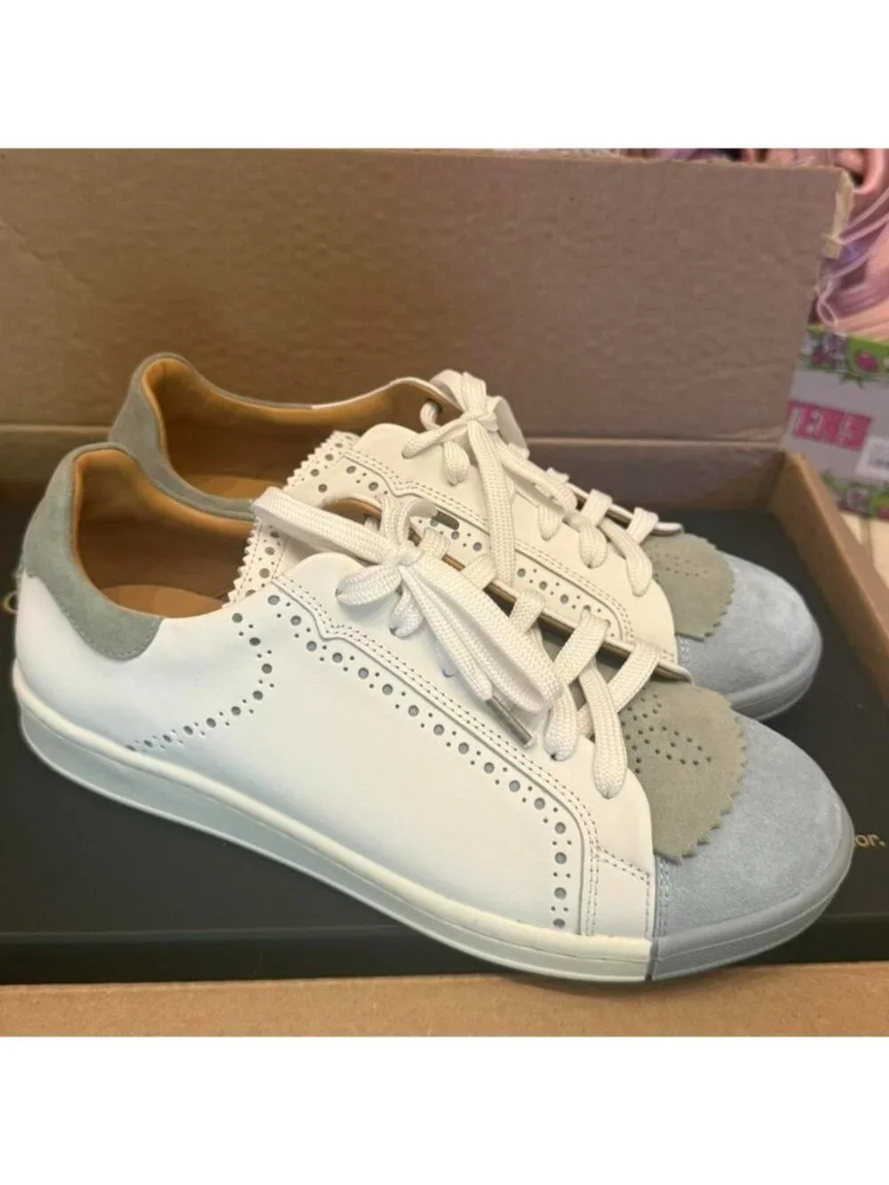 The Office Of Angela Scott suede sneakers elliot