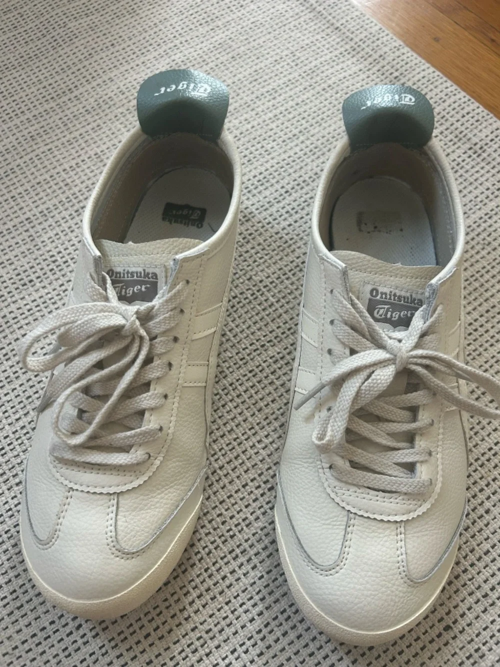 Onitsuka Tiger Mexico 66 Cream Sage Green Sneakers (Mens 7.5)