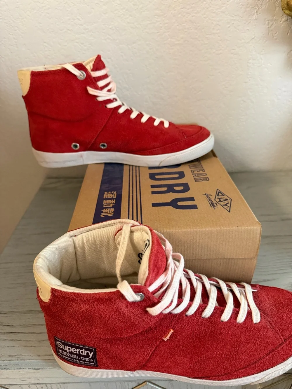 Superdry bold red