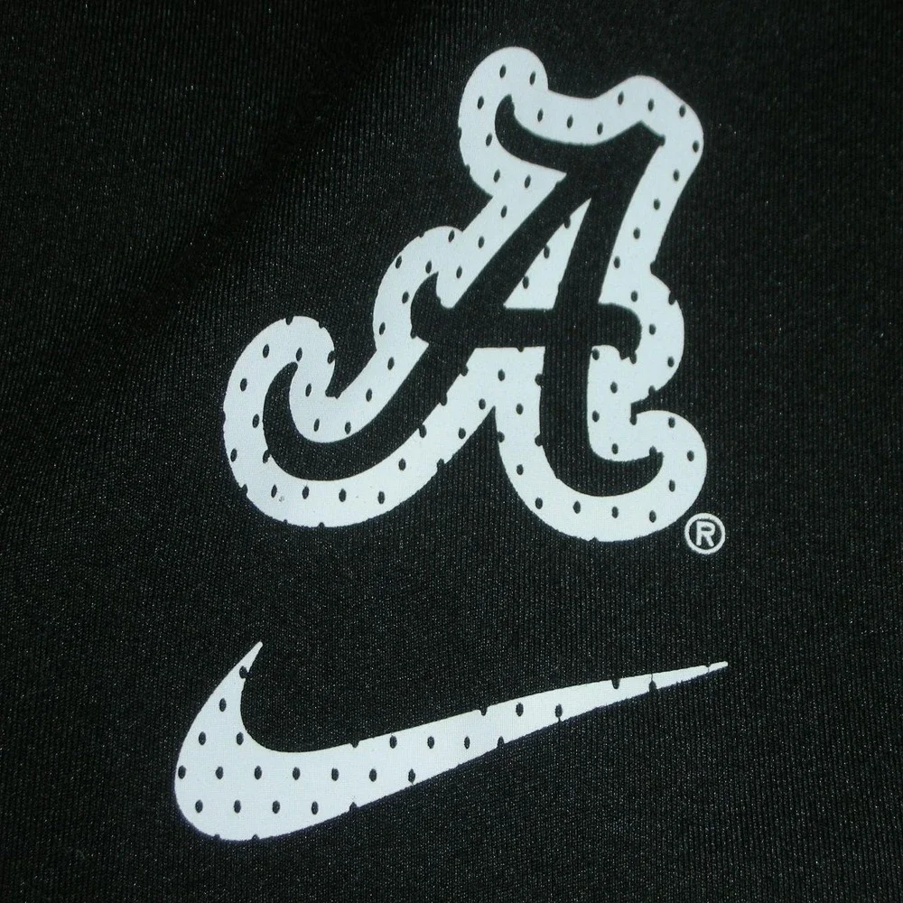 Nike Dri-FIT University of Alabama Script A Compression Shorts Black Size M