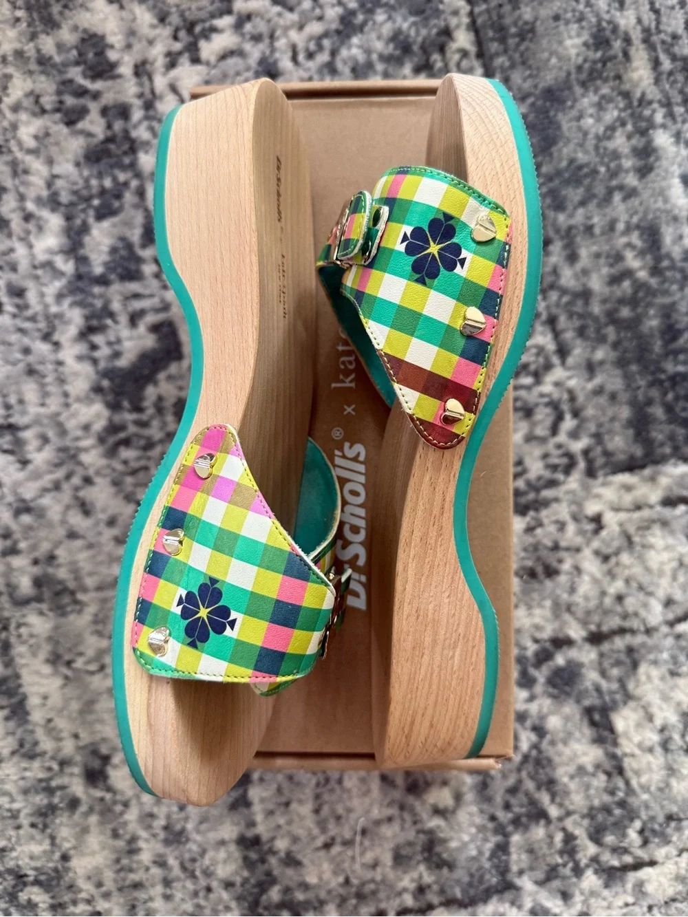 Kate Spade x Dr. Scholls Plaid Sandals