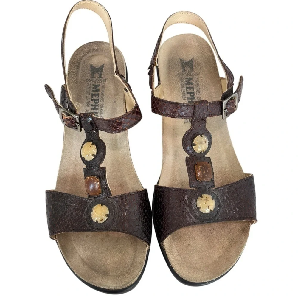 Mephisto slingback wedge