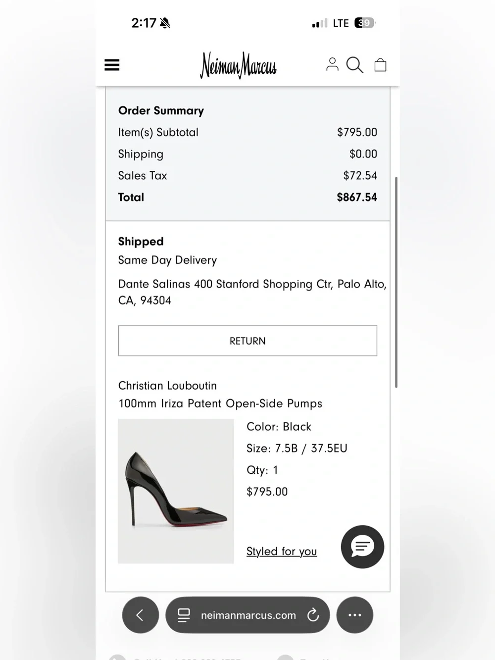 Christian Louboutin classic christian