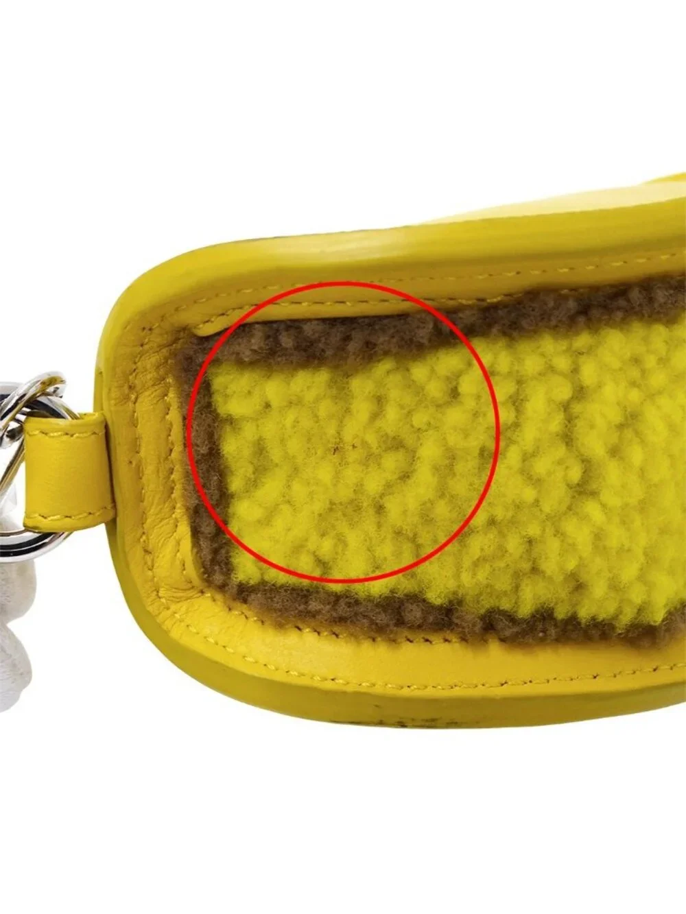 Fendi gusset scratches description