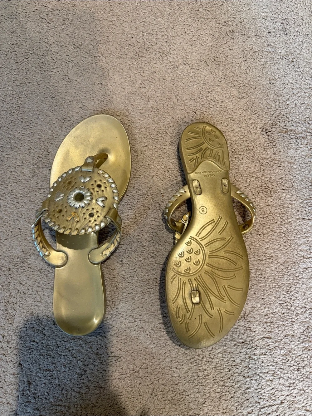 Jack Rogers stylish metallic