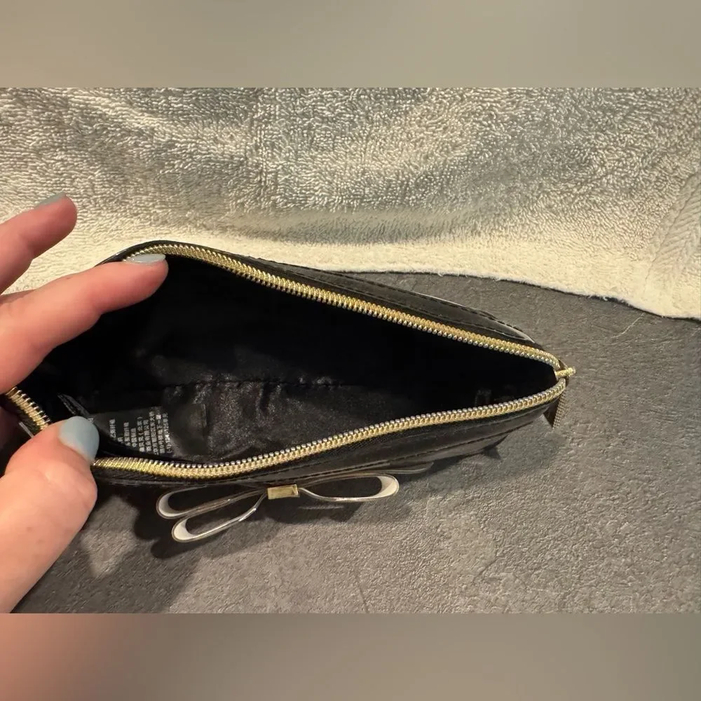 Ted Baker Black Patent Pouch with Bow