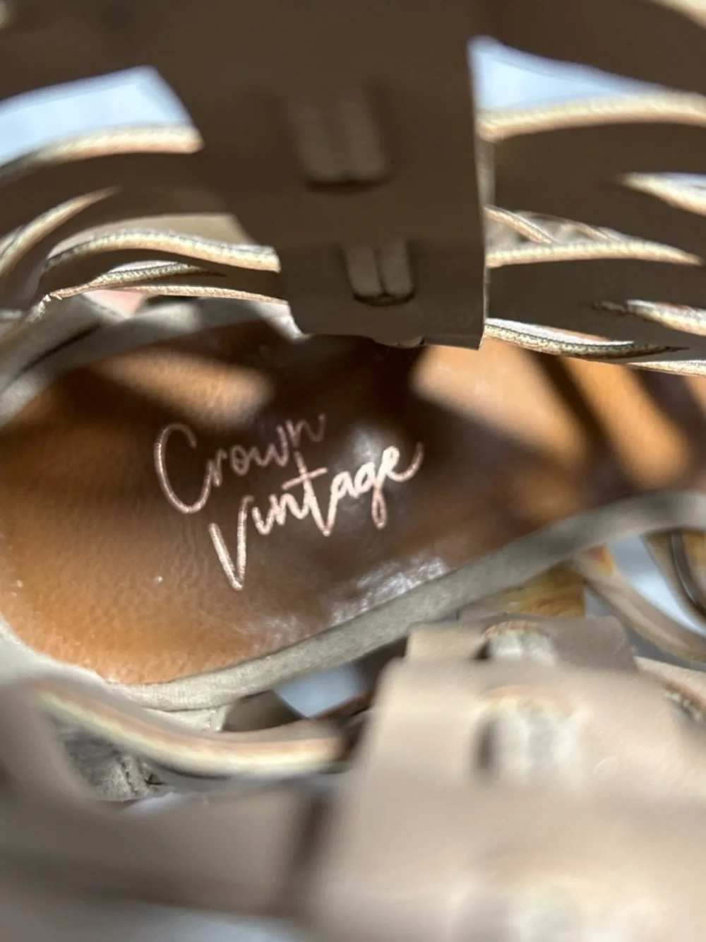 Crown Vintage open toe