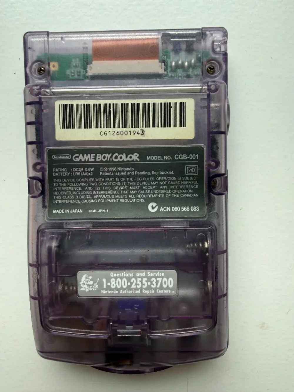 Nintendo gameboy color