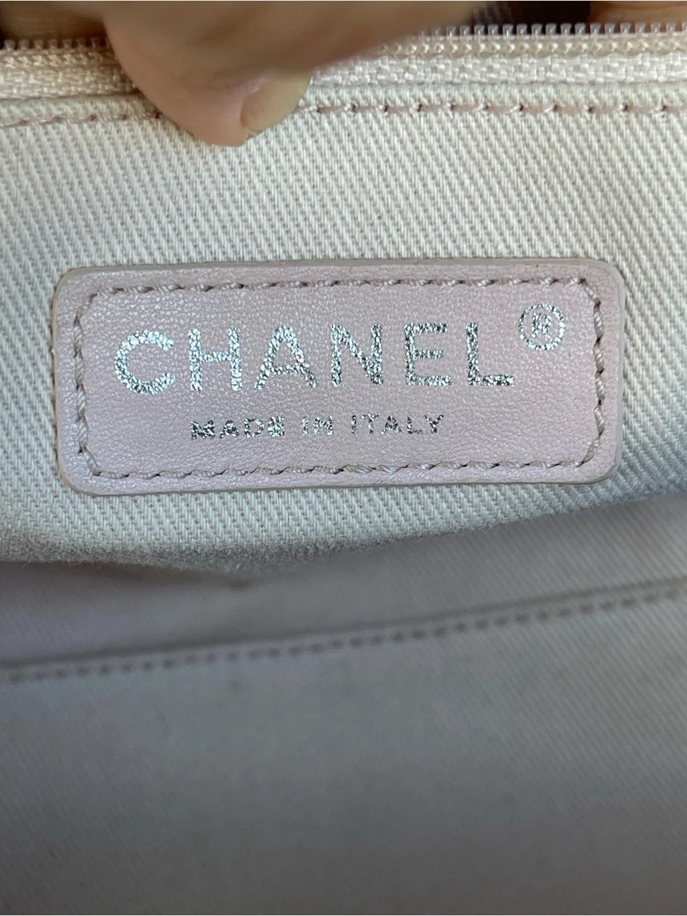 CHANEL Small Deauville Pink Canvas and Leather Top-Handle Bowling Shoulder Bag