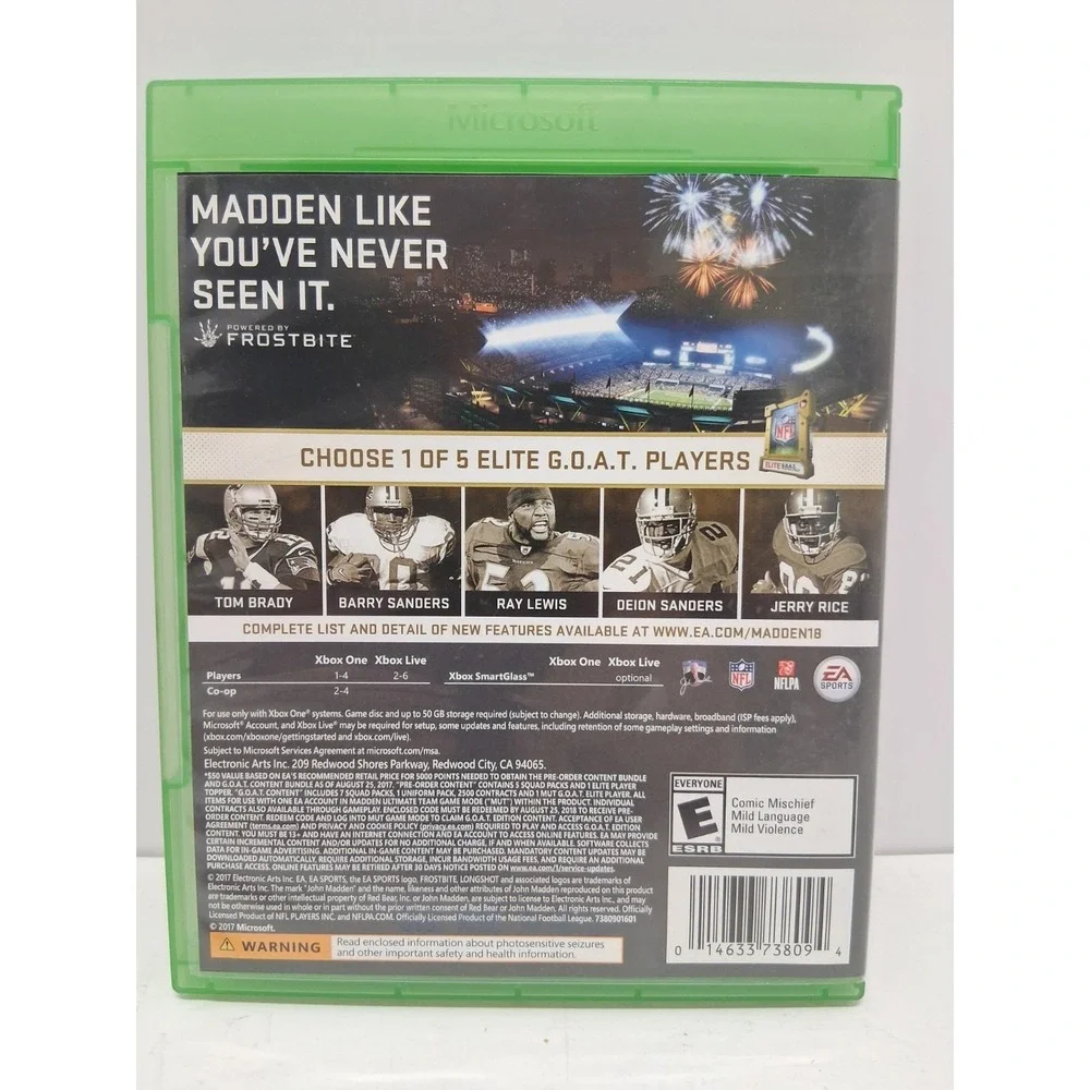 N/A xbox madden