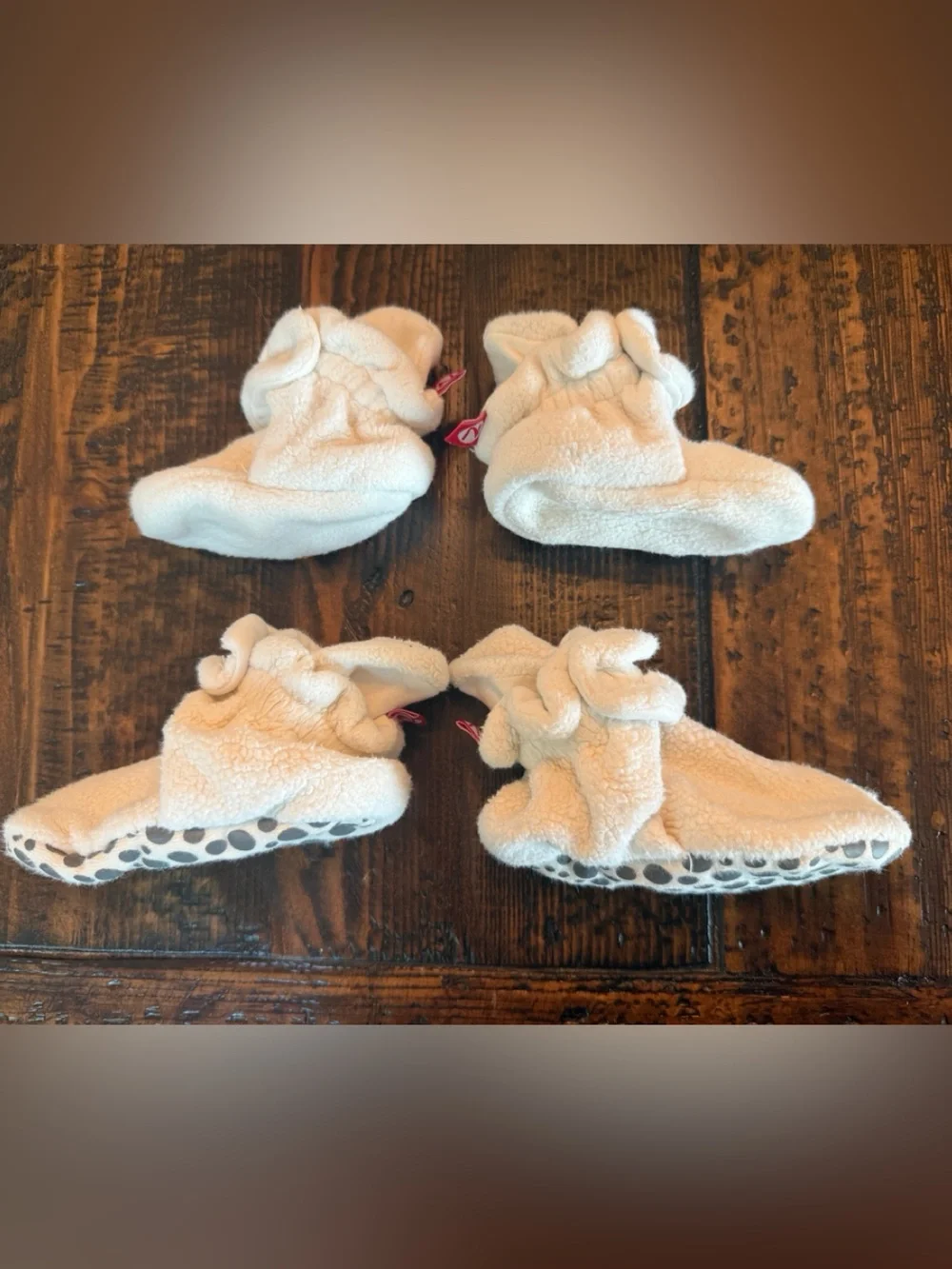 Zutano Baby Cozie Fleece Baby Booties 2 Pack