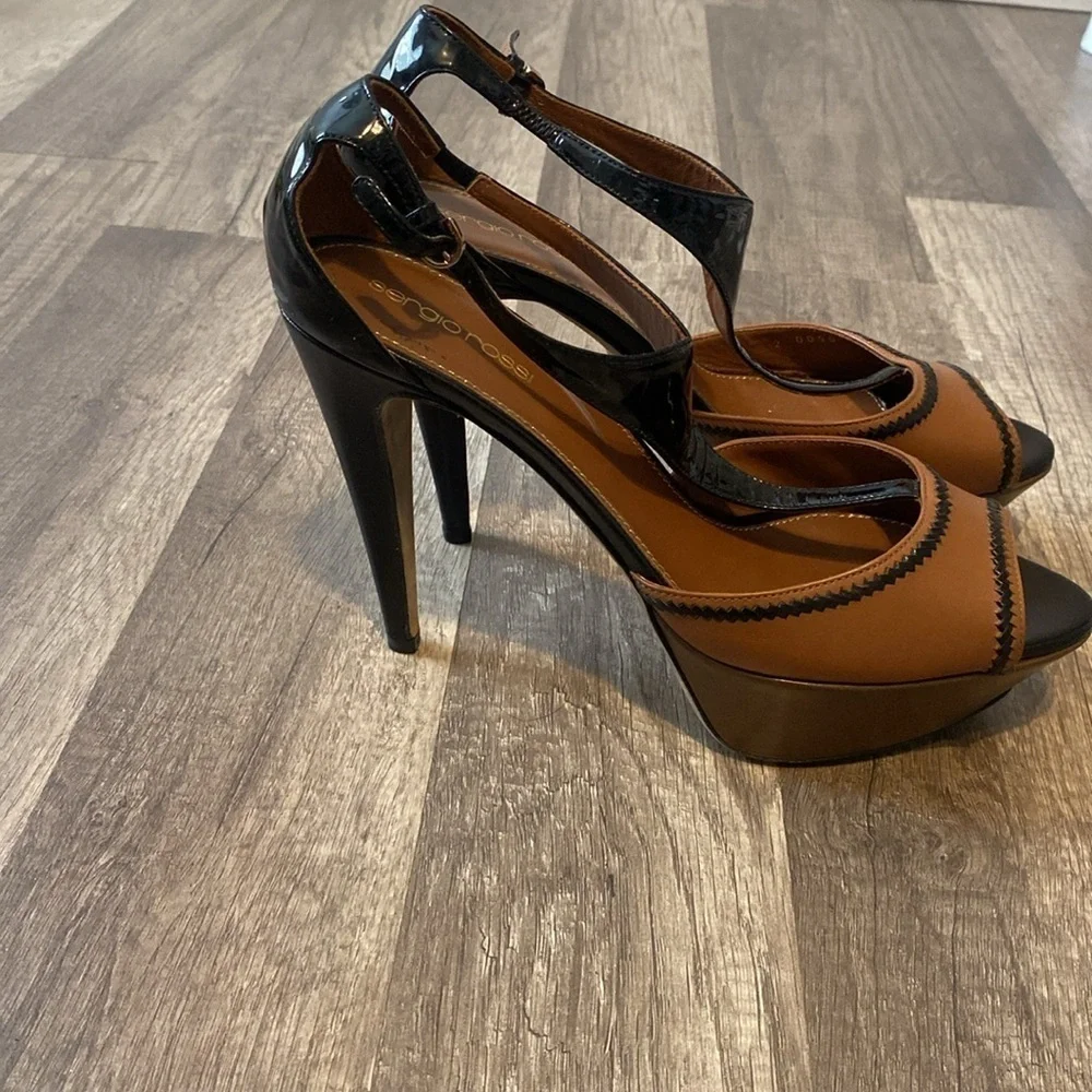 Sergio Rossi multicolor leather