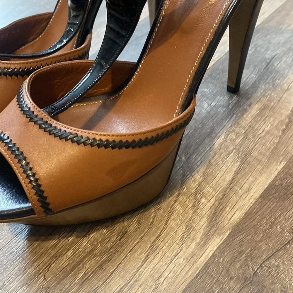 Sergio Rossi multicolor leather
