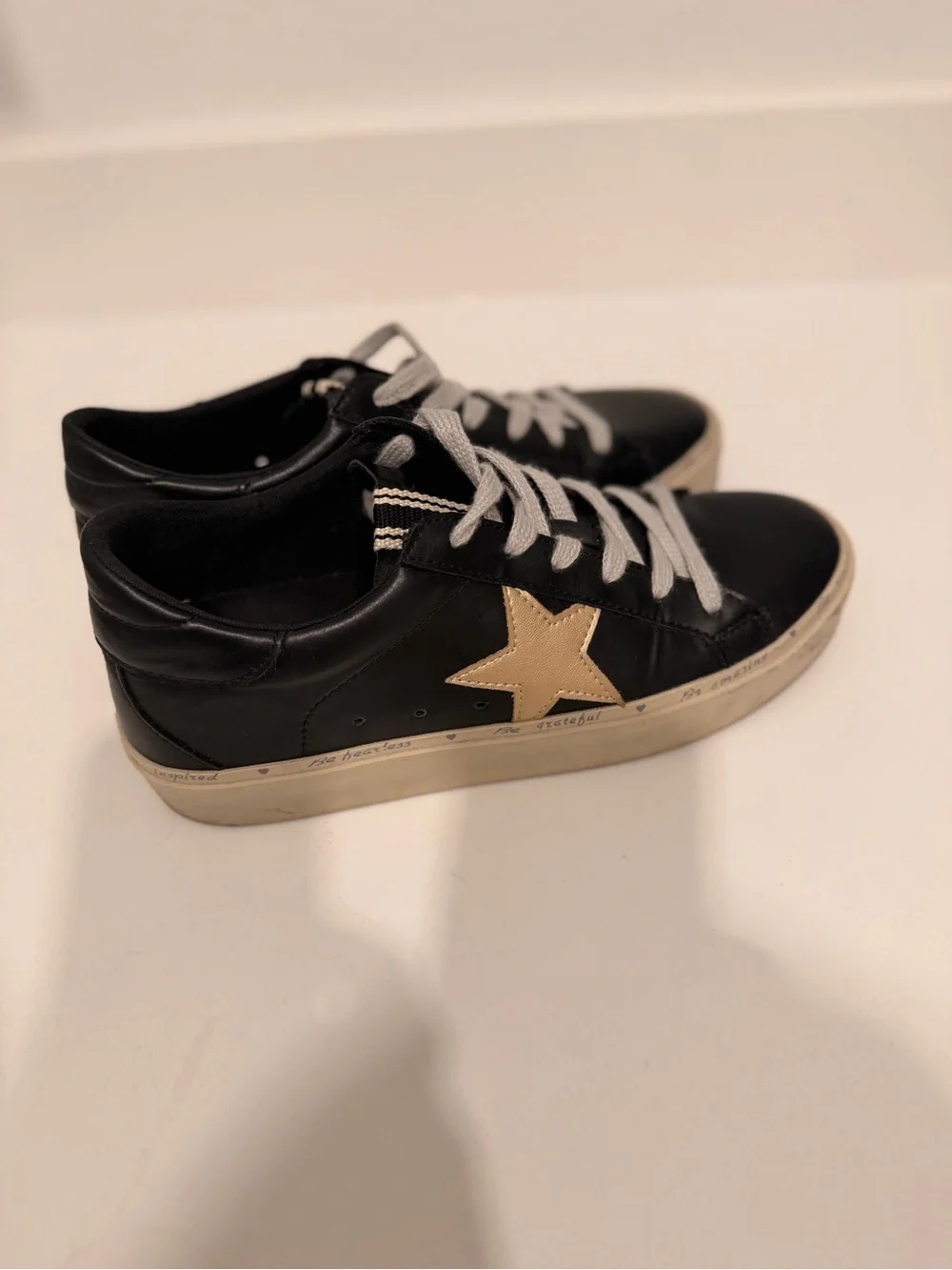 Women’s Size 9 Shu Shop Black Sneakers