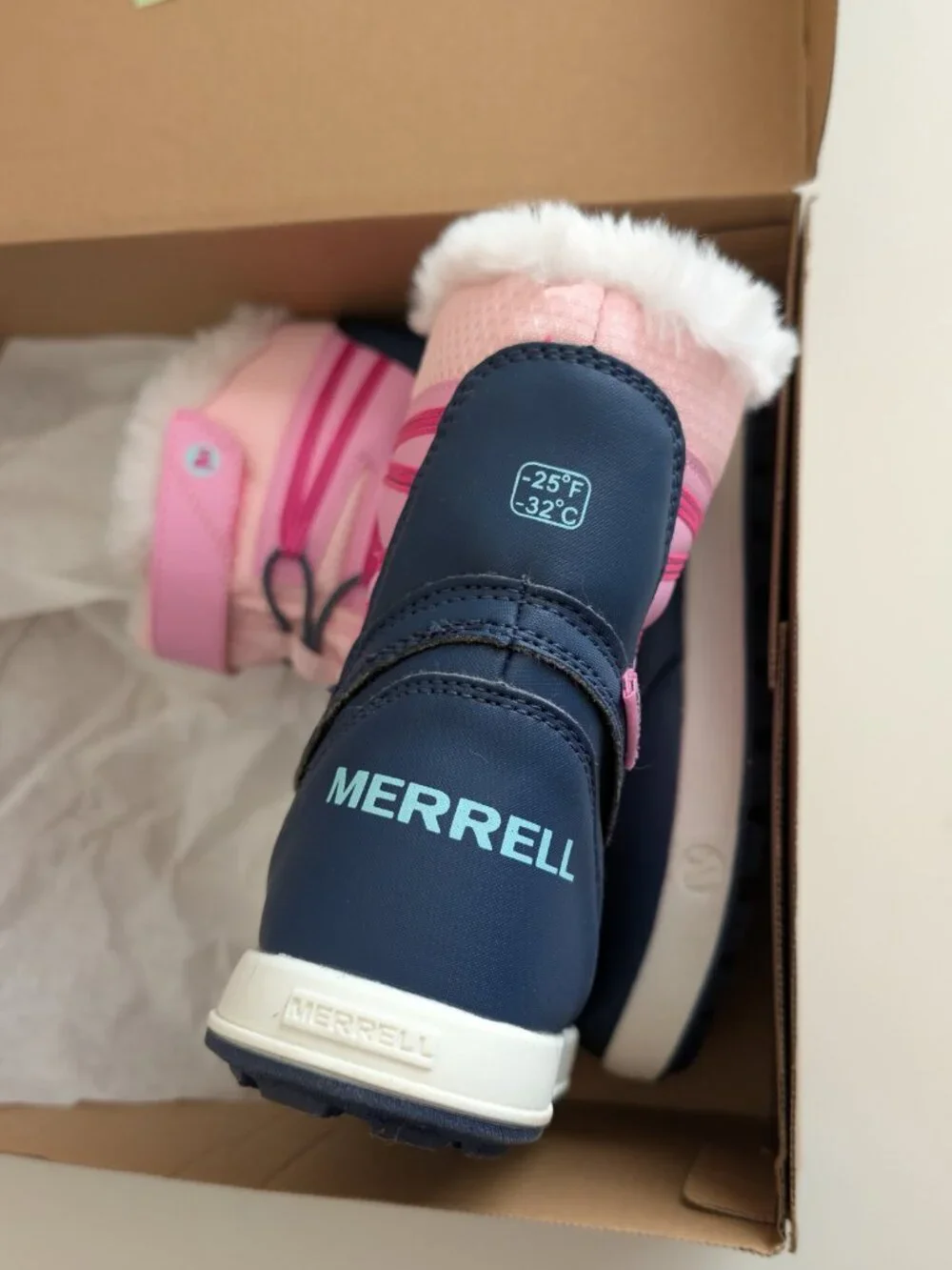 Merrell snow bank