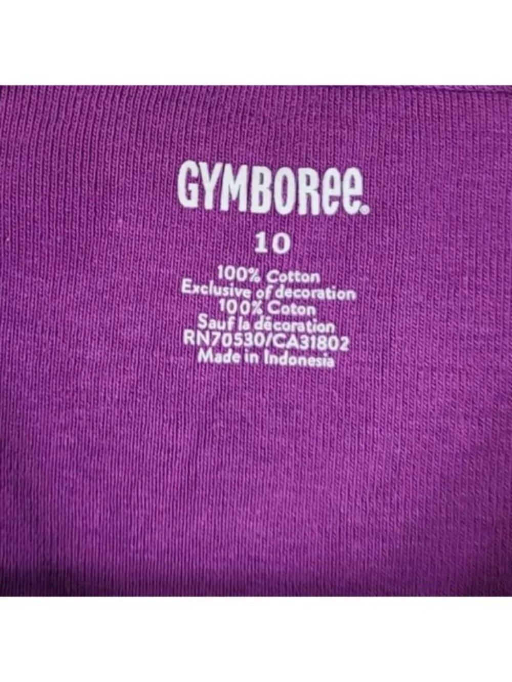Gymboree purple tank