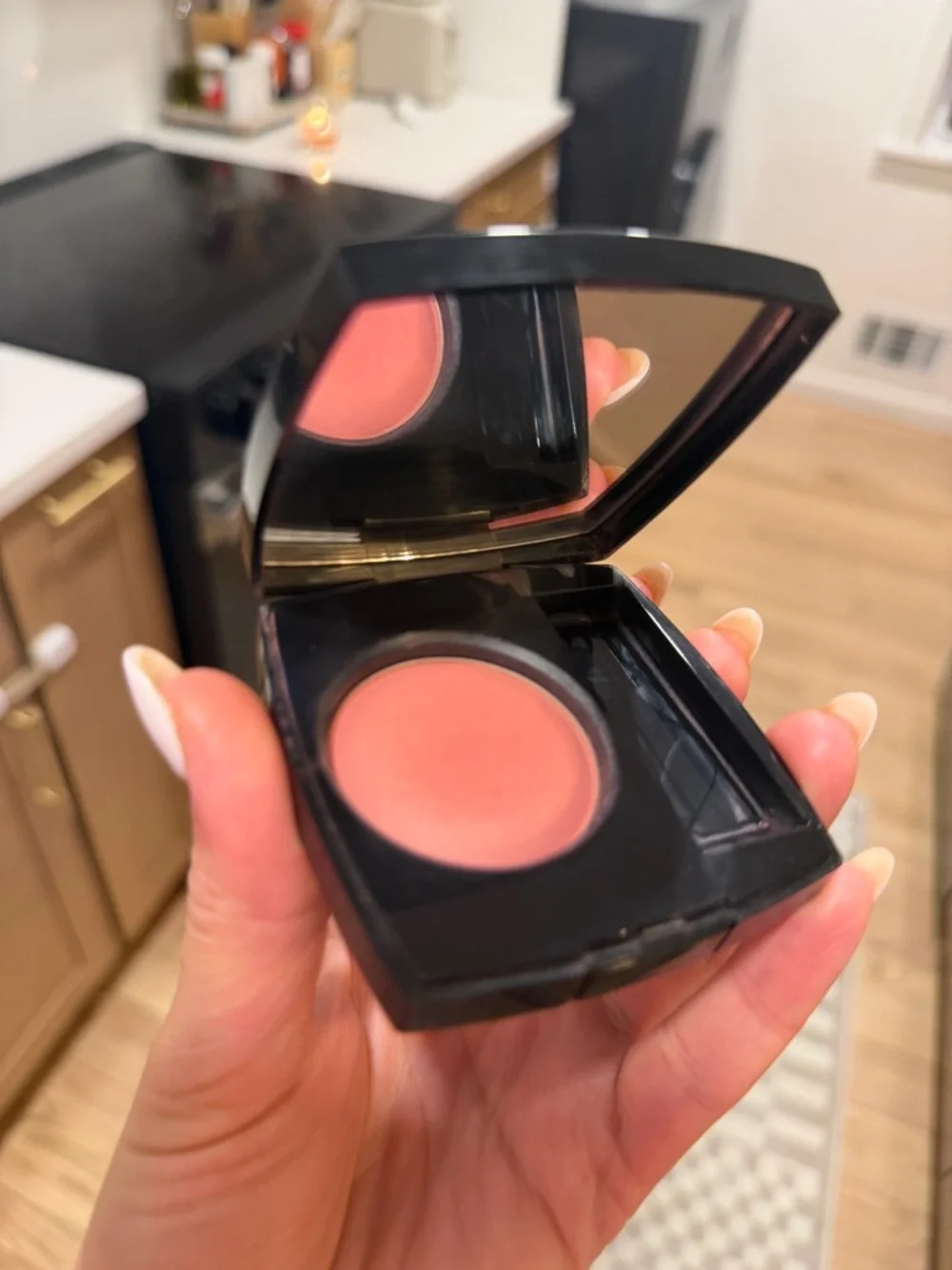 CHANEL initial pink soft