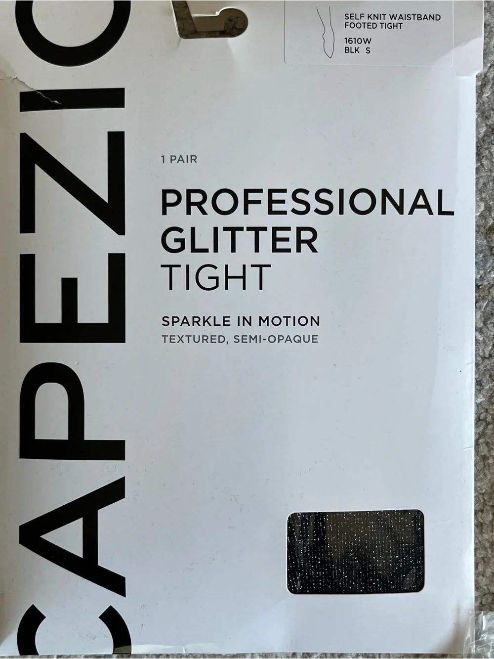 Capezio following socks glue