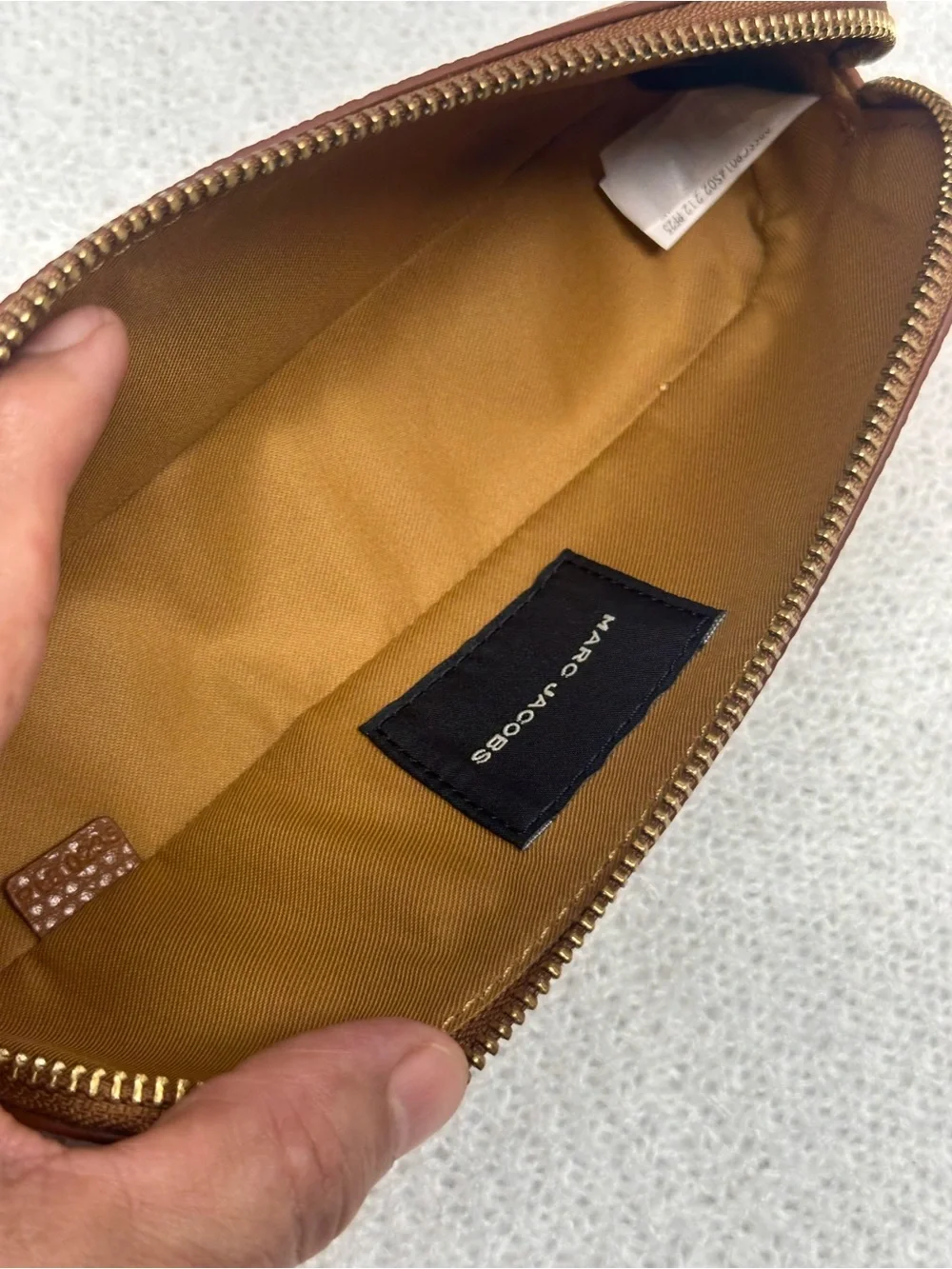 Marc Jacobs Pebbled Leather Pencil Case