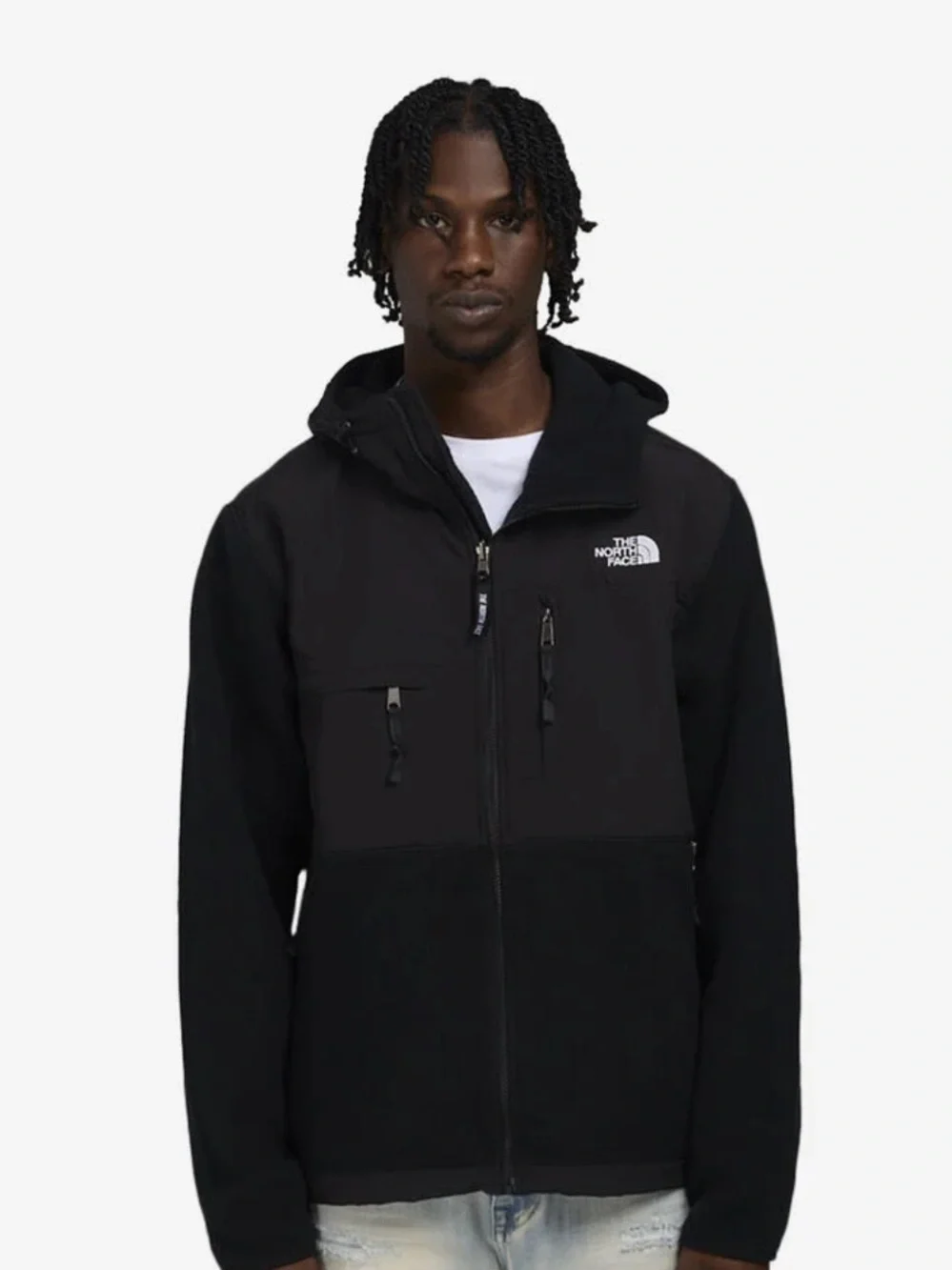 Z The North Face Black Hooded Zip-Up Performance Jacket L