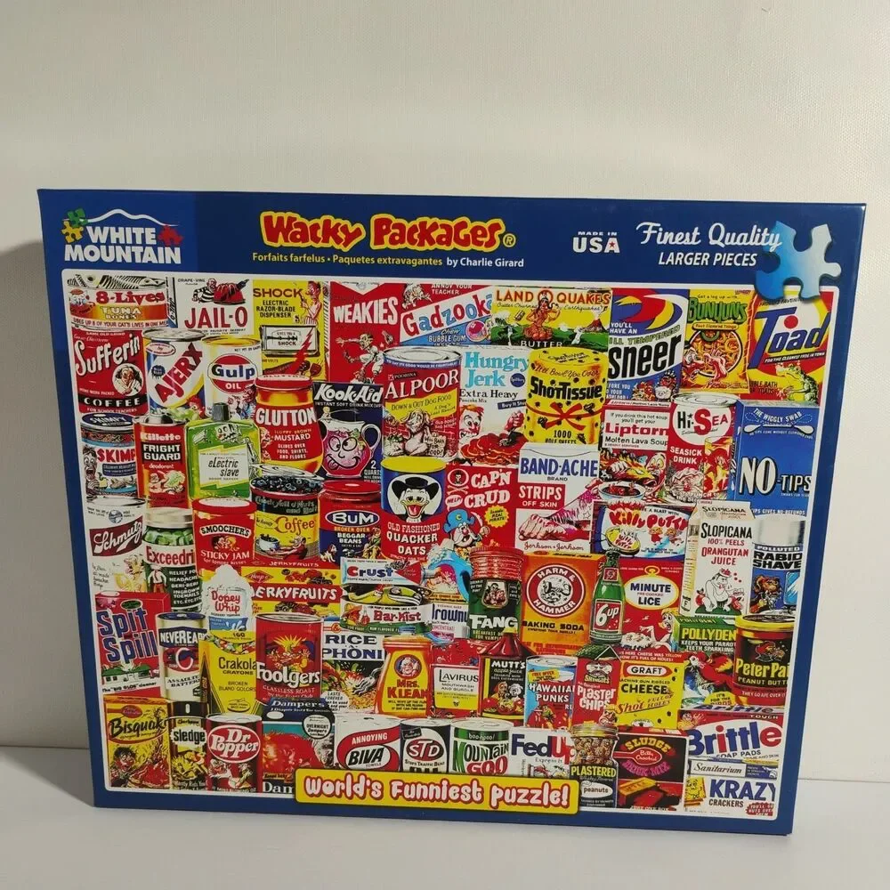 White Mountain 2014 WACKY PACKAGES #1065S COMPLETE Puzzle