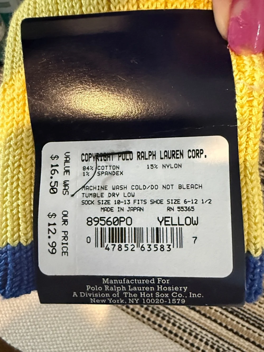 Polo Ralph Lauren bright yellow