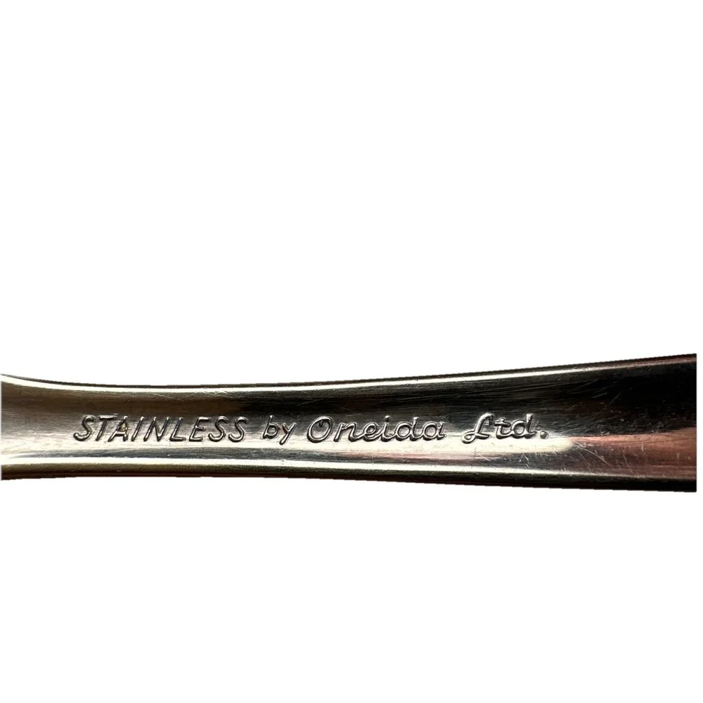 SURF Stainless by Oneida‎ Ltd 7 3/8 Inch (set of 3) Dinner Forks Rare Flatware
