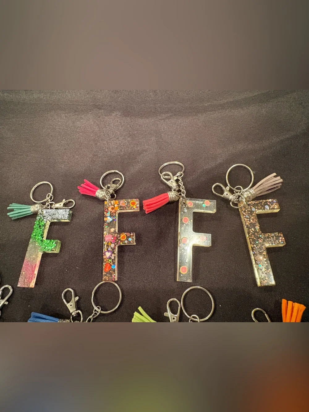 Handmade sparkling letter