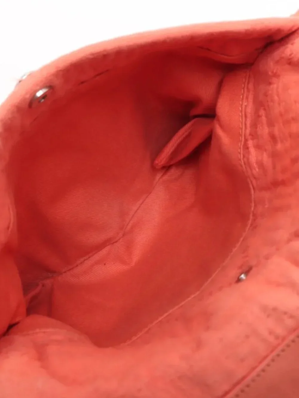 Chanel CC Logo Chain Backpack Orange
