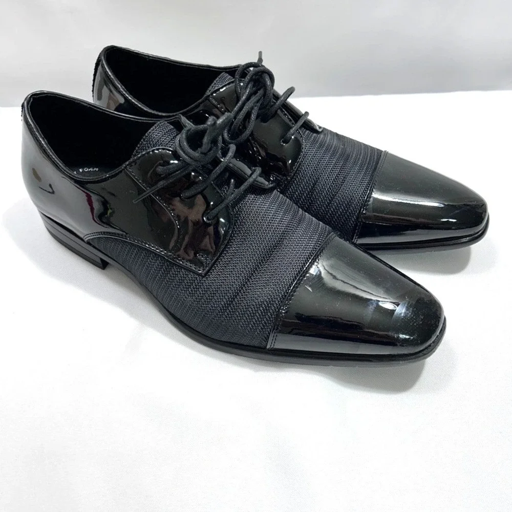 Stacy Adams Pharoah Cap Toe Oxford Men's Shoes Black US‎ 8.5M Wedding