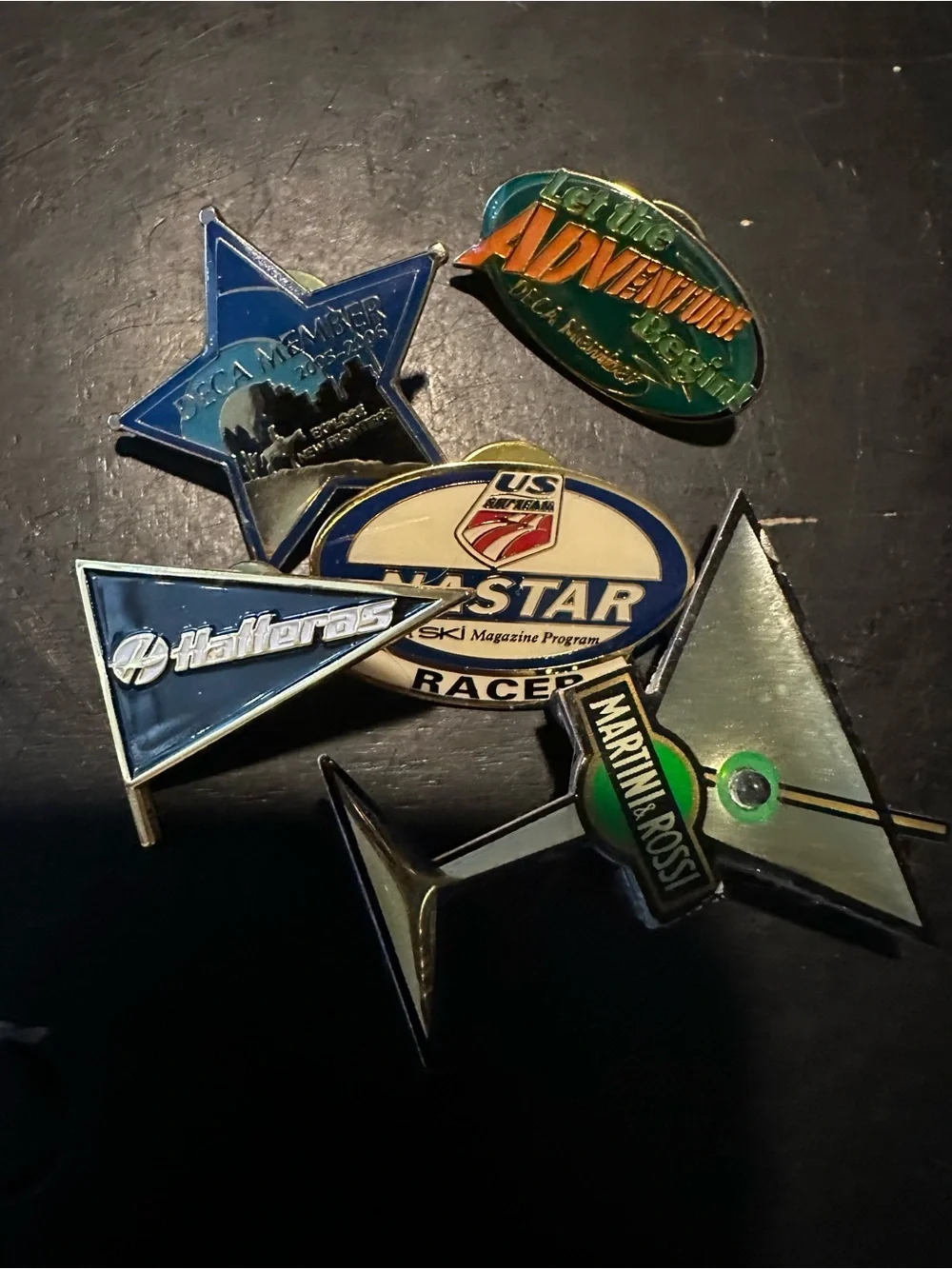 Vintage mixed enamel