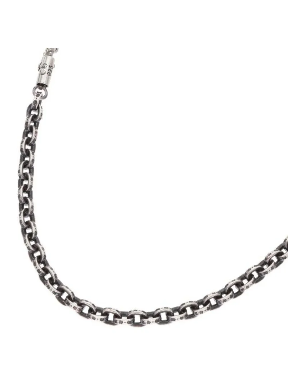 Chrome Hearts Paper Chain 18 Silver Necklace
