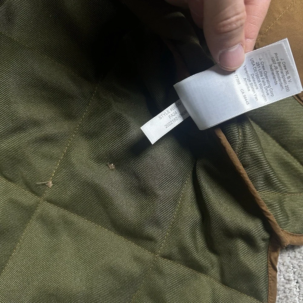 J. Crew crew quilted