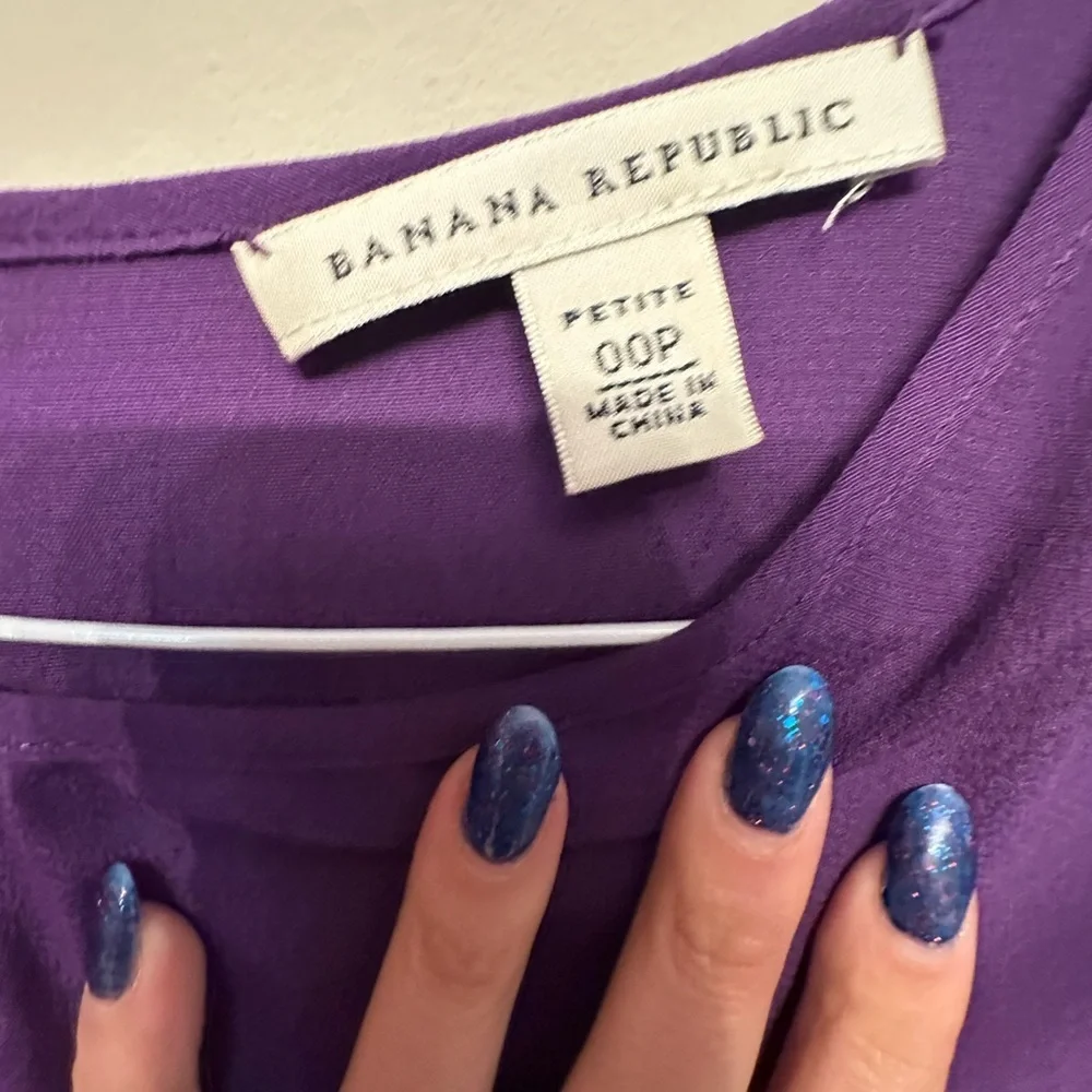 Banana Republic works blouse under
