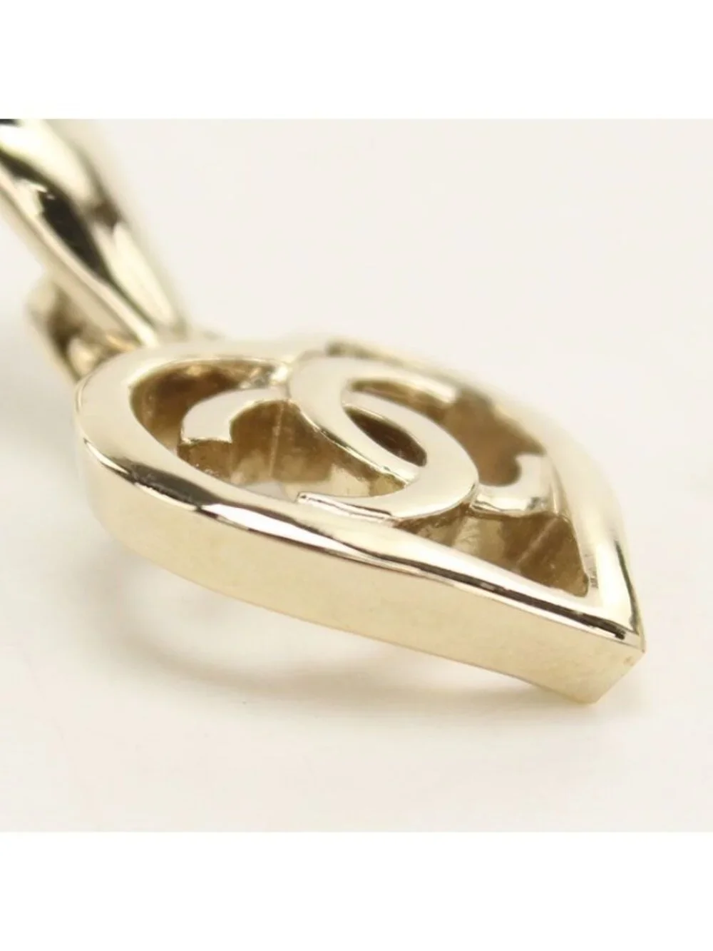 Chanel CC Logo Earrings Metal