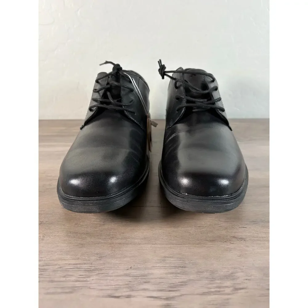 Nunn Bush Men's Pro Plain Toe‎ Leather Oxford Dress Shoe Men's Size 10.5 XW NWOB